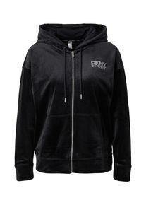 DKNY Performance, Femmes Veste de surv&ecirc;tement, noir / argent