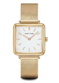 EASTSIDE, Femmes Montre à affichage analogique, or / blanc