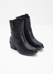 bonprix Mustang Cowboy Stiefelette in schwarz, Gr&ouml;sse 36, Mustang