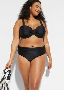 Balconette-Bikini mit gepolsterten Tr&auml;gern (2-tlg.Set) in schwarz, Gr&ouml;sse 50D (100), bonprix