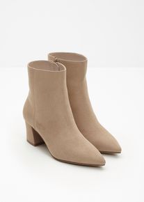 Stiefeletten in beige, Grösse 38, bonprix