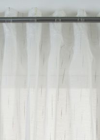 Batist Gardine mit Glanz auch in extralang (1er Pack) in weiss, 225x135 cm, bonprix