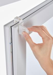 Doppelrollo mit Druck in weiss, 200x80 cm, bonprix