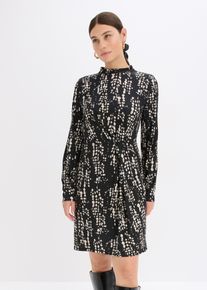 Jerseykleid in schwarz, Gr&ouml;sse 44/46 (L), bonprix