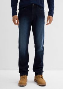 Regular Fit Stretch-Jeans mit Komfortschnitt Straight in blau, Grösse 54, 98% Baumwolle, bonprix