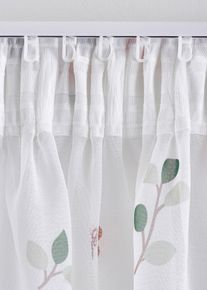 Gardine mit Weihnachtsmotiv (1er Pack) in weiss, 175x140 cm, bonprix