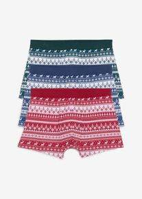 Boxershorts eng mit Baumwolle (3er Pack) in grün, Grösse 8 (XXL), 95% Baumwolle, bonprix