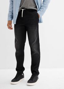 Regular Fit Jeans-Jogger mit Komfortbund Straight in schwarz, Grösse 62, bonprix