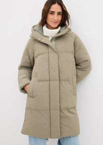 Wattierter Steppmantel in grau, Grösse 36, bonprix