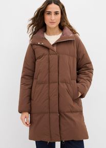 Wattierter Steppmantel in braun, Gr&ouml;sse 44, bonprix