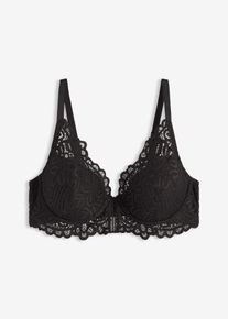Schalen-BH aus edler Spitze in schwarz, Gr&ouml;sse 75E, bonprix