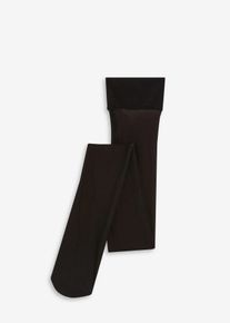 Collant thermique effet transparent en noir, Taille 48/50 (XL), bonprix