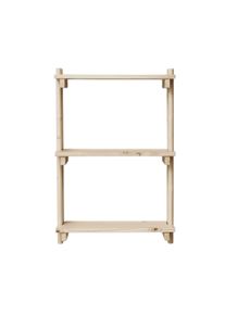 RAD + REFINED Beam Wandregal mit 3 Fächern Form & Refine