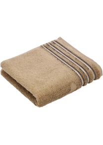 Handtücher »Cult de Luxe« mit Glanzbordüre , braun , Vossen , Obermaterial: 100% Baumwolle