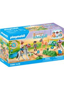 Playmobil, Konstruktions-Spielset &raquo;Ponyturnier (71495), Horses of Waterfall&laquo; Made in Europe, bunt, Einheitsgr&ouml;&szlig;e, Konstruktions-Spielset