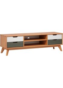 Lowboard »Scandik« Kommode aus massiver Kiefer , braun , INTER-FURN