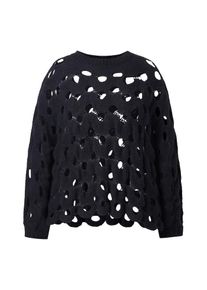 Ulla Popken, Femmes Pull-over, noir