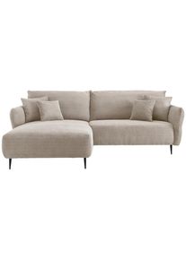 Livetastic Ecksofa , Beige , Textil , F&uuml;llung: Schaumstoff,Schaumstoff,Schaumstoff , seitenverkehrt montierbar, L-Form , 264-302x178 cm , Made in EU , R&uuml;cken echt, Armteil links, Armteil rechts , Wohnzimmer, Sofas & Couches, Wohnlandschaften, Ecksofas