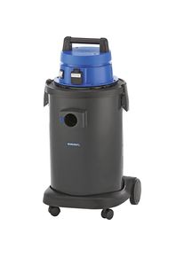 Aspiratore da officina per solidi/liquidi, serbatoio in plastica da 37 l, 1200 W, con presa elettrica eurokraft pro