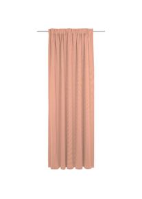 Adam, Vorhang &raquo;Uni Collection&laquo; Multifunktionsband 1 Stk. tlg. Blickdichter aus 100% Bio-Baumwolle, papaya, Jacquard, Baumwolle (Bio-Baumwolle)
