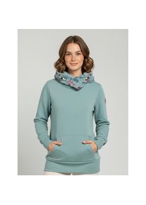 Ragwear , Sweatshirt »ANGELLIKA FLOWERS O«, mit asymmetrischem Schalkragen , Vegan, von PETA verifizierter Sweater von Ragwear