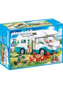 Playmobil, Konstruktions-Spielset &raquo;Familien-Wohnmobil (70088), Family Fun&laquo; Made in Europe, bunt, Einheitsgr&ouml;&szlig;e, Konstruktions-Spielset