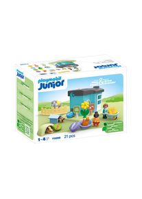Playmobil , Spielbausteine »Junior Tierpension mit Futterspender 71690«