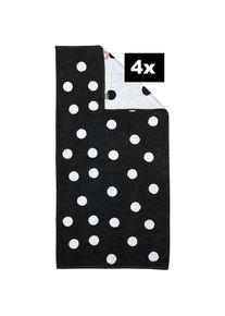 Duschtücher »DAILY SHAPES« , schwarz , done. , Obermaterial: 100% Baumwolle