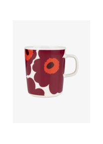 Marimekko Tasse Unikko rouge fonce
