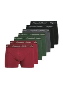 Jack & Jones JACK & JONES, Hommes Boxers 'JACNORREBRO', gris basalte / vert fonc&eacute; / rouge carmin / noir