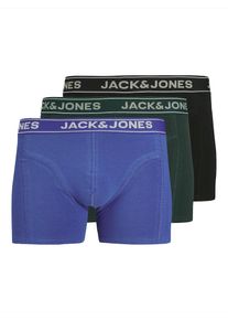 Jack & Jones JACK & JONES, Hommes Boxers 'JACBLACK FRIDAY', bleu / gris / noir