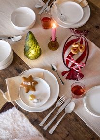 Deko-Objekt Schale in Bonbon-Form in rot, 4x34,5 cm, bonprix