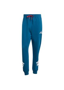 adidas Sportswear, Hommes Pantalon de sport 'Marvel Spider-Man', bleu cyan / blanc