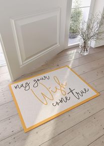 Paillasson avec message de Noël en gris38x59 cm, Couleur/Motif: gris argenté, bonprix