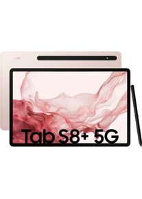 Samsung , Tablet »Galaxy Tab S8+ 5G« (31,5 cm / 12,4 ′′) Android,One UI,Knox 256 GB WQXGA+ 5G ) , rosa