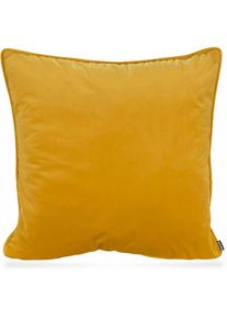 HOCK Dekokissen »Nobile Samt« Kissenhülle mit Füllung, 1 Stück , goldfarben , H.O.C.K. , Obermaterial: 100% Polyester. Füllung: 100% Polyester