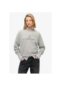 Superdry , Sweatshirt »BRITISH DESIGN RELAXED CREW« , grau , Sweater von Superdry