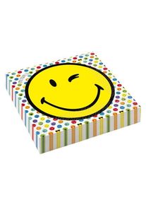 Amscan 16 Smile the World Serviette 33cm