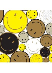 Amscan 16 tovaglioli Golden Smile 33cm