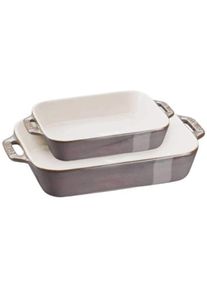 Auflaufform »Eckig« Keramik , Staub