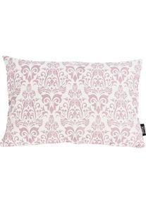 done., done. Dekokissen &raquo;Windsor Ornaments&laquo; Jacquardgewebte Kissenh&uuml;lle ohne F&uuml;llung mit Reissverschluss, 1 St&uuml;ck, altrosa, wei&szlig;, jaquard, struktur 