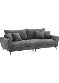 Big-Sofa »Blackburn II« Wahlweise mit Kaltschaumpolsterung bis 140 kg belastbar , schwarz , Mr. Couch