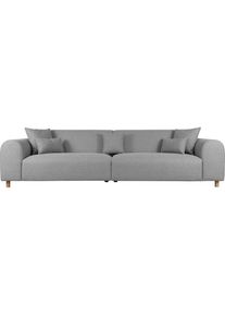 Big-Sofa »Svennis« in 2 Bezugsqualitäten, B/T/H: 314/98/83 cm , grau , Andas