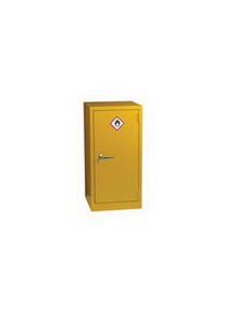 realspace Pro RS PRO Yellow Steel Lockable 1 Door Hazardous Substance Cabinet, 915mm x 459mm x 459mm - 3147635