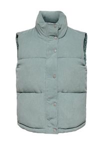 Only, Femmes Gilet 'NEW DOLLY', bleu fum&eacute;