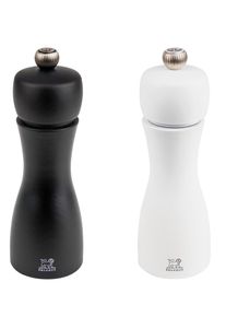 Duo Tahiti Weiß und Schwarz Duo Salz- und Pfeffermühle Peugeot