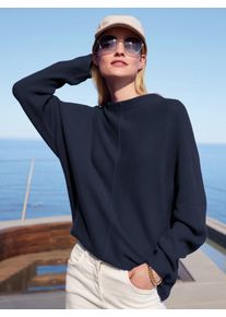 Peter Hahn - Pullover, blau, Gr. 48, Schurwolle