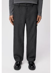 DRYKORN GONAGO Utility Hose in softem Flanell in grau, Größe 34x32