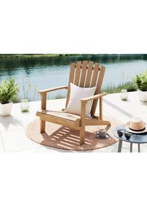 Ambia Garden Garten-Relaxsessel , Akaziefarben , Holz , Akazie , vollmassiv , 67x74x85 cm , inklusive Armlehnen , Gartenm&ouml;bel, Gartenliegen, Liegest&uuml;hle