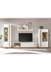 Wohnwand »CLAiR Kombi 22« Set, 4 Stk. tlg. , weiss , Inosign
